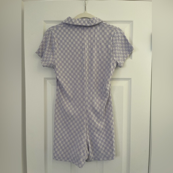 Frankie’s Bikinis Rose Checkered Romper - Picture 5 of 7